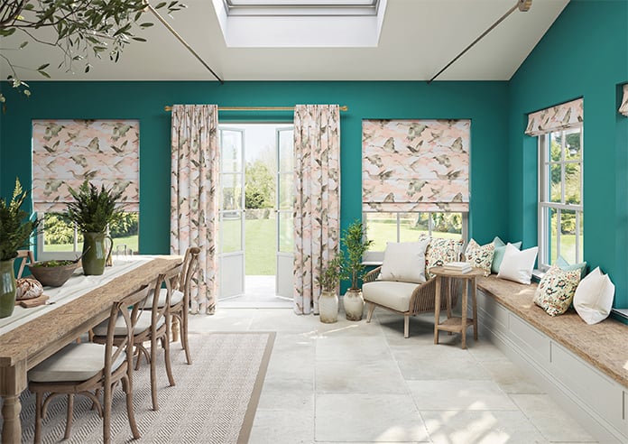 Flyway, Blush - Twist&Fit Roman Blind - Image 9